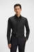 Slim-fit shirt in cotton-blend stretch poplin
