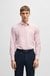 Regular-fit shirt in easy-iron stretch-cotton twill