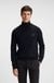 Rollneck sweater in cotton and cashmere