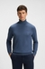 Rollneck sweater in cotton and cashmere