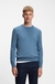 Cotton-cashmere sweater with logo label