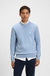 Cotton-cashmere sweater with logo label