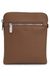 Envelope bag in grained Italian leather with embossed logo