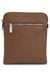 Envelope bag in grained Italian leather with embossed logo