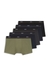 Five-pack of stretch-cotton trunks with logo waistbands