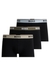 Three-pack of stretch-cotton trunks with logo waistbands