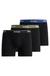 Three-pack of stretch-cotton boxer briefs with logos