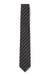 Silk-jacquard tie with diagonal stripes
