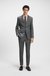 Slim-fit suit in a micro-patterned wool blend