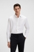 Regular-fit shirt in performance-stretch twill