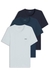 Three-pack of underwear T-shirts in cotton