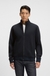 Zip-up sweatshirt in mercerised stretch-cotton piqué