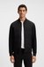 Cotton-blend zip-up sweatshirt with padded front