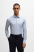 Regular-fit shirt in checked Oxford stretch cotton