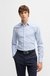 Slim-fit shirt in printed stretch-cotton poplin