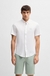 Regular-fit shirt in knitted cotton