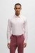 Slim-fit shirt in anti-bacterial patterned Oxford cotton