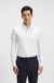 Slim-fit shirt in structured performance-stretch fabric