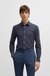 Slim-fit shirt in geometric-print performance-stretch fabric
