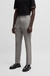 Regular-fit trousers in micro-patterned stretch cotton