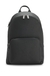 Grained Italian-leather backpack with embossed logo