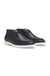 Casual boots in tumbled leather with apron toe