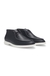 Casual boots in tumbled leather with apron toe