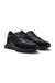Mixed-material trainers with mesh and leather