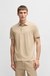 Structured-cotton slim-fit polo shirt with contrast collar