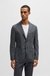 Regular-fit jacket in micro-patterned stretch fabric