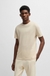 Regular-fit T-shirt in cotton and linen