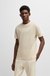 Regular-fit T-shirt in cotton and linen