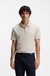 Stretch-cotton slim-fit polo shirt with logo patch