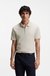 Stretch-cotton slim-fit polo shirt with logo patch