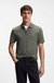 Stretch-cotton slim-fit polo shirt with logo patch