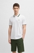 Paddy active polo shirt with contrast stripes