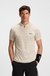 Active quick-dry polo shirt with gradient monogram jacquard