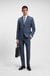 Regular-fit suit in patterned stretch cloth