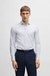 Slim-fit shirt in easy-iron striped cotton