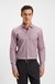 Slim-fit shirt in easy-iron stretch cotton