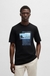 Cotton-jersey T-shirt with photographic artwork print