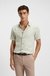 Slim-fit shirt in floral-print stretch linen
