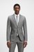 Slim-fit suit jacket in patterned stretch fabric