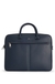 Faux-leather document case with textured trim