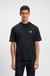 Slub-cotton T-shirt with rear graphic print
