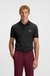 Paddy polo shirt in stretch cotton with printed pattern