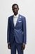 Slim-fit blazer in micro-patterned fabric