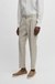 Formal trousers in micro-patterned stretch fabric