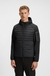 Water-repellent jacket with zipped sleeve pocket