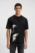 Cotton-jersey T-shirt with jellyfish print